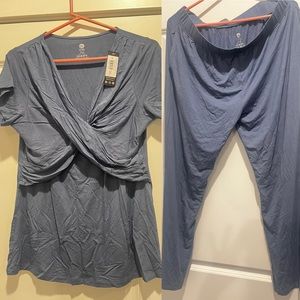 Davy Maternity & Nursing Pajama Set from Kindred Bravely - size XL BRAND NEW